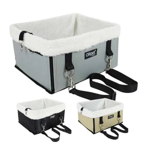 Luksus biltaske m. lammeskind | 2 str. | OUTLET